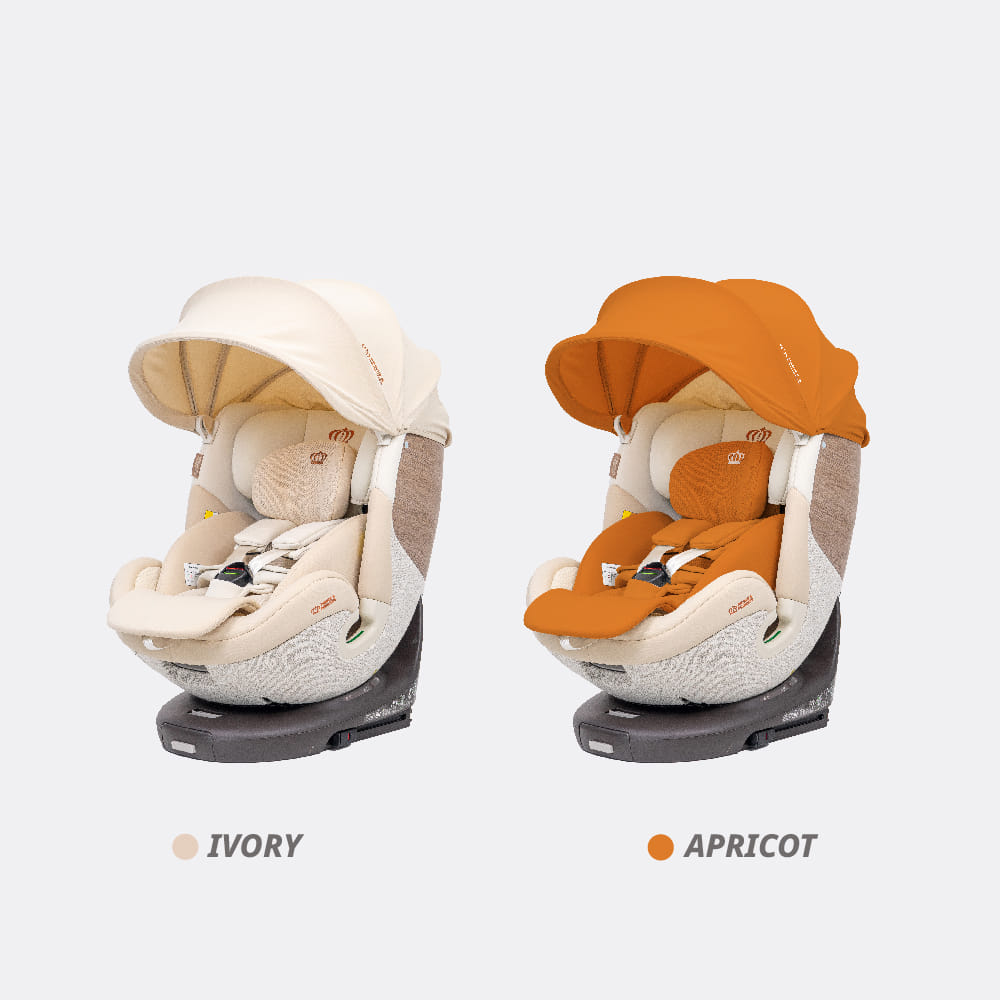 คาร์ซีทเด็ก 0-12 ปี PRINCE & PRINCESS รุ่น OAKLYN สีแอปริคอต_6
